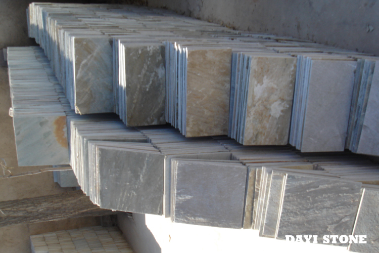 Natural Slate TileHoned Slate Tile Suitable for garden floor indoor